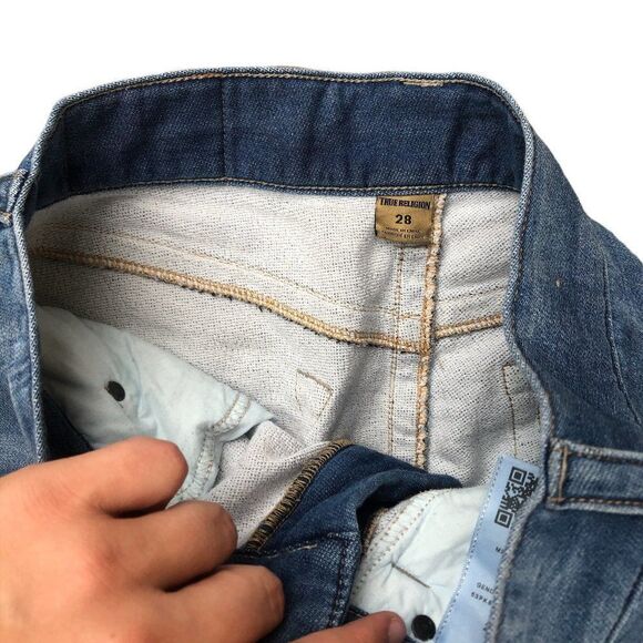 True Religion Jeans Size 28 GENO Slim Blue - Picture 5 of 8